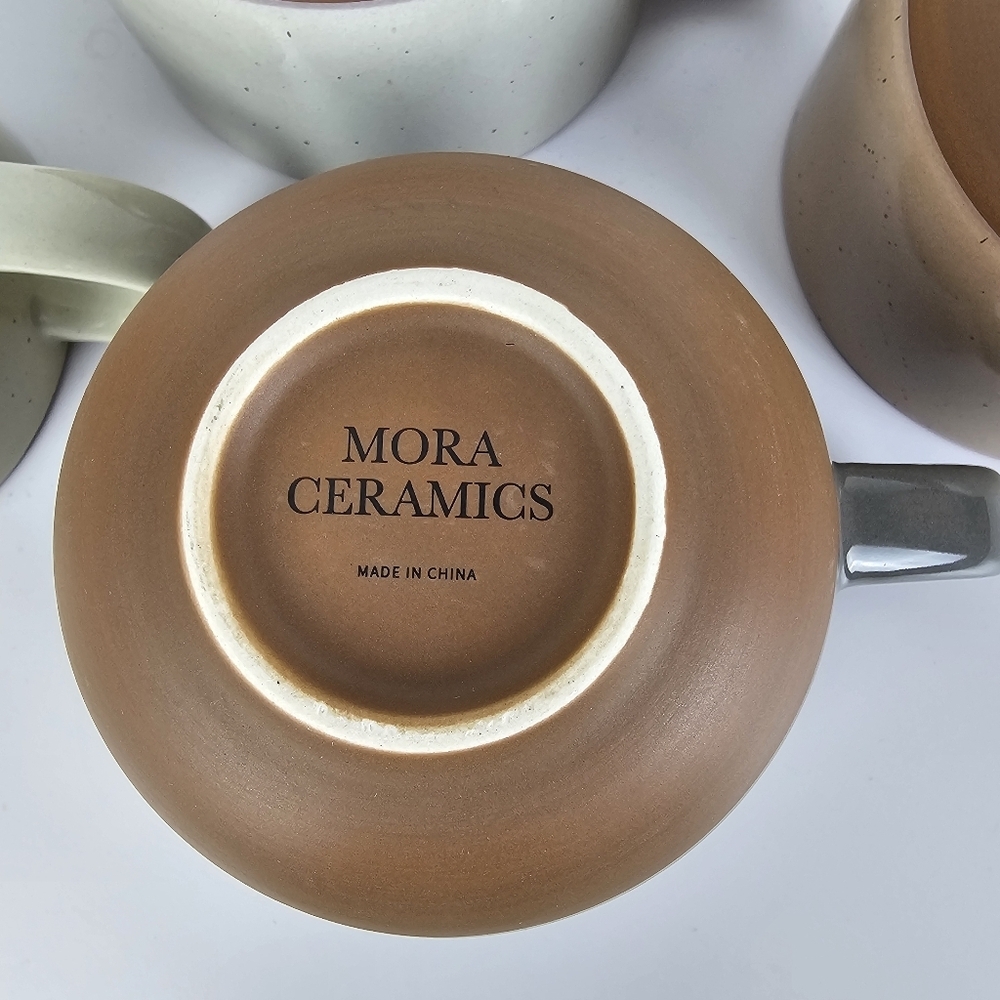 Mora Ceramics Stoneware Espresso Mugs - set of 4 - Picture 4 of 11